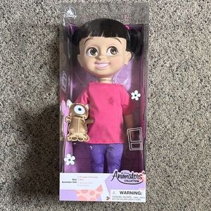 Disney Animators Collection Boo Animator Doll Monsters Inc 15”-16” Tall NIB